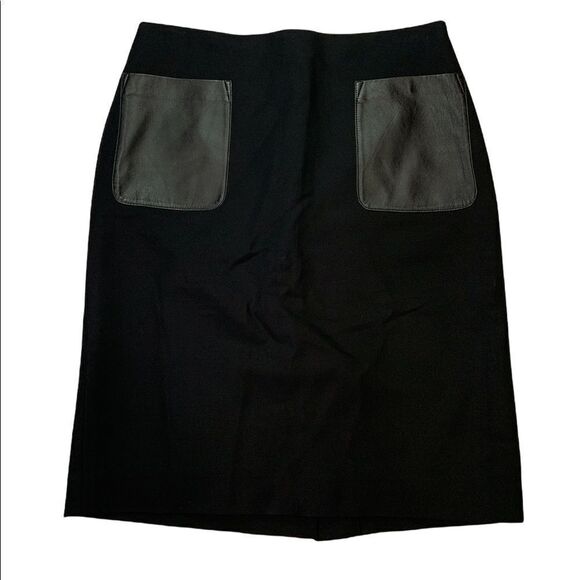 Club Monaco Skirt with Lamb Leather Pockets - Picture 1 of 8